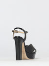 woman's heeled sandal