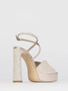 woman's heeled sandal