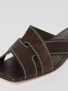 woman's heeled sandal