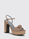 woman's heeled sandal