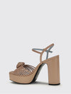 woman's heeled sandal