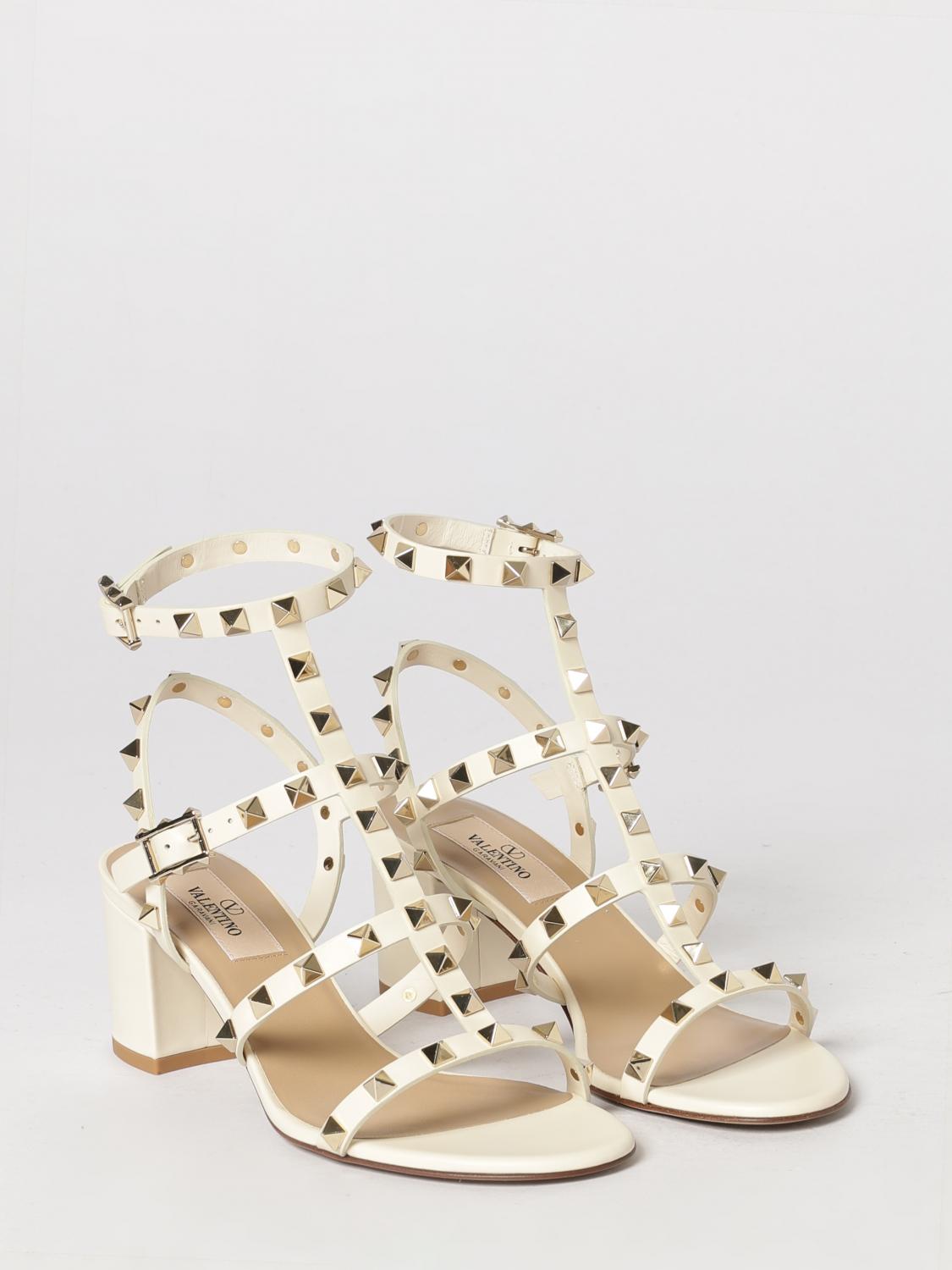woman's heeled sandal