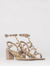 woman's heeled sandal