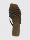 woman's heeled sandal