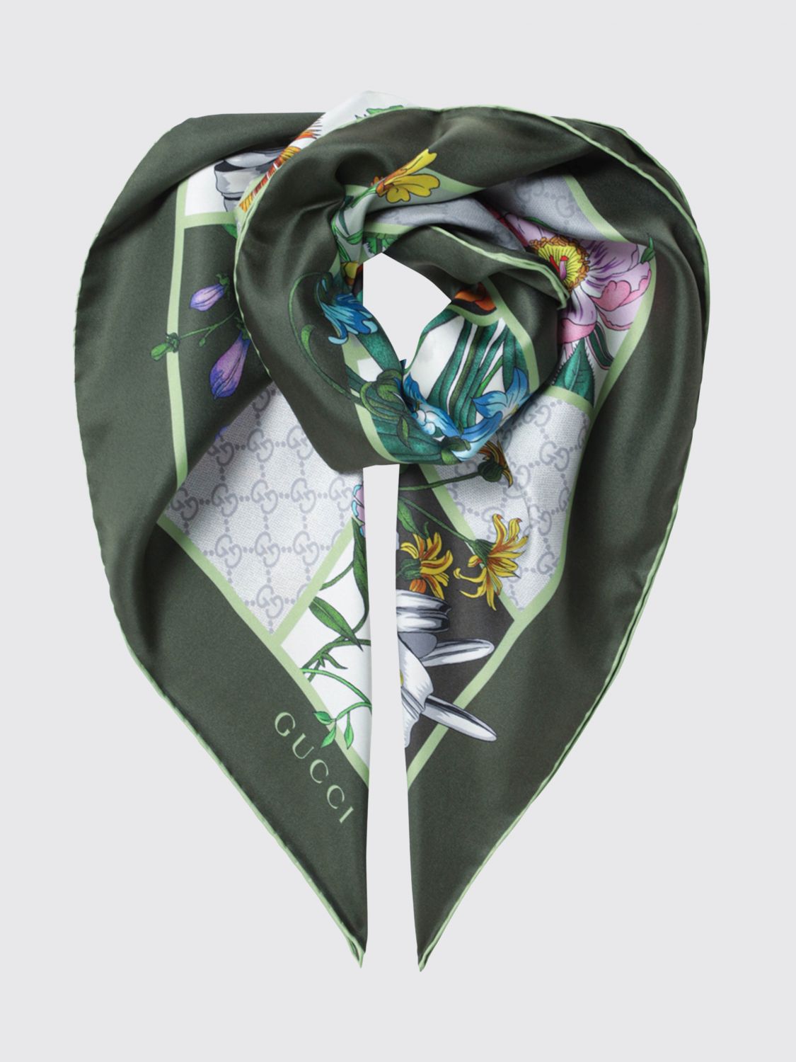 woman's neck scarf