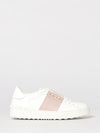 open leather sneakers