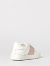 open leather sneakers