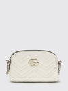 gg marmont bag in chevron nappa leather