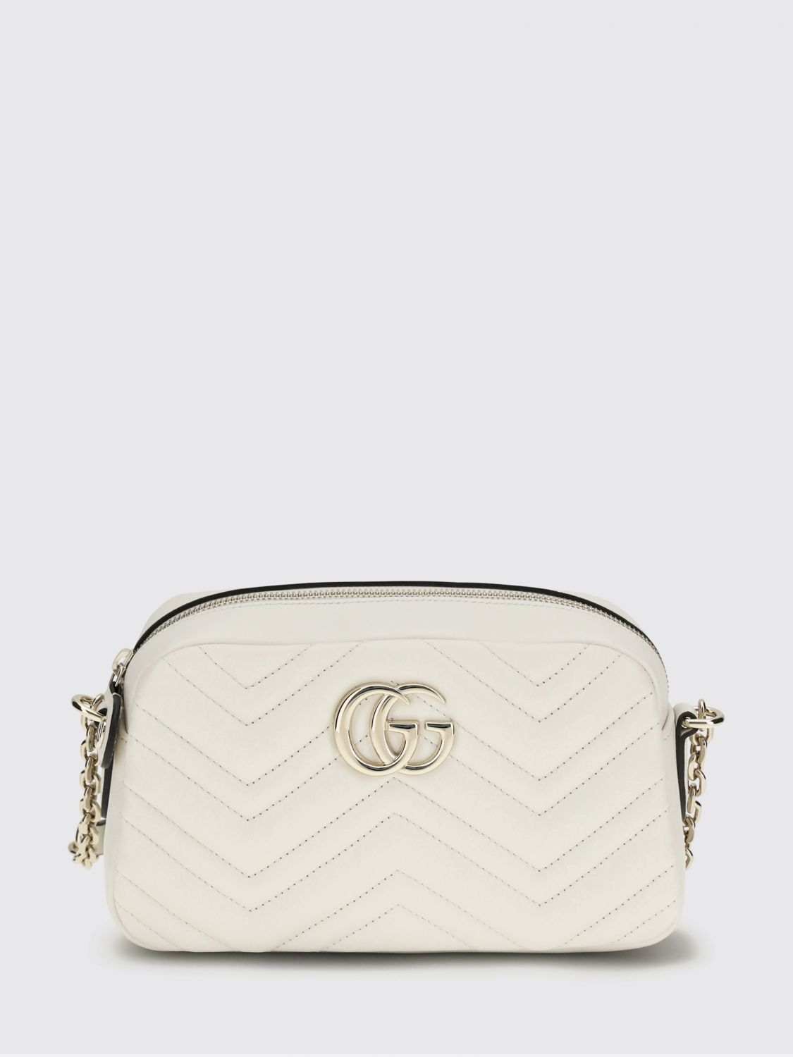 gg marmont bag in chevron nappa leather
