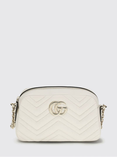 gg marmont bag in chevron nappa leather