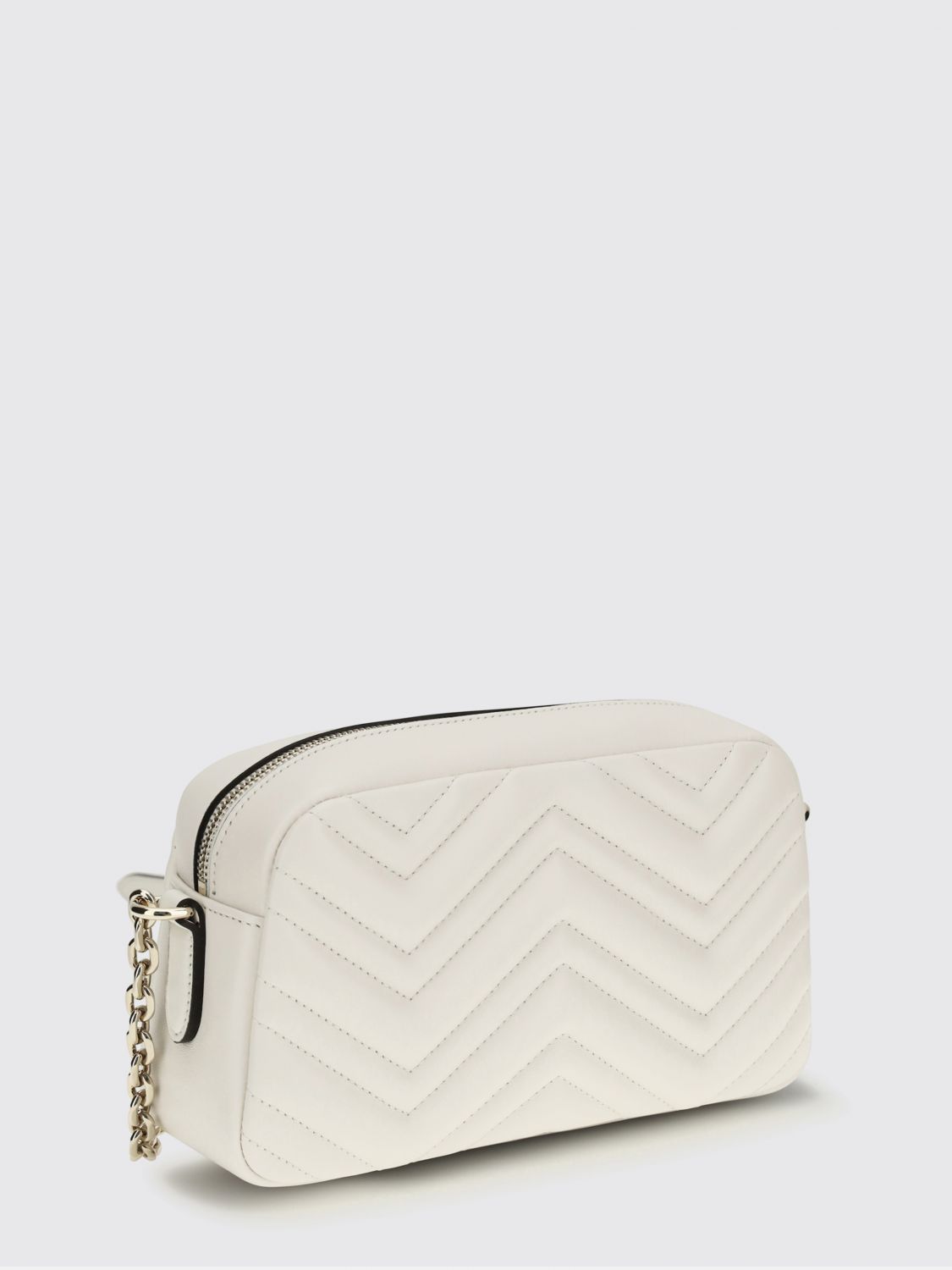 gg marmont bag in chevron nappa leather