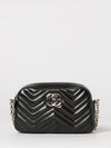 gg marmont bag in chevron nappa leather