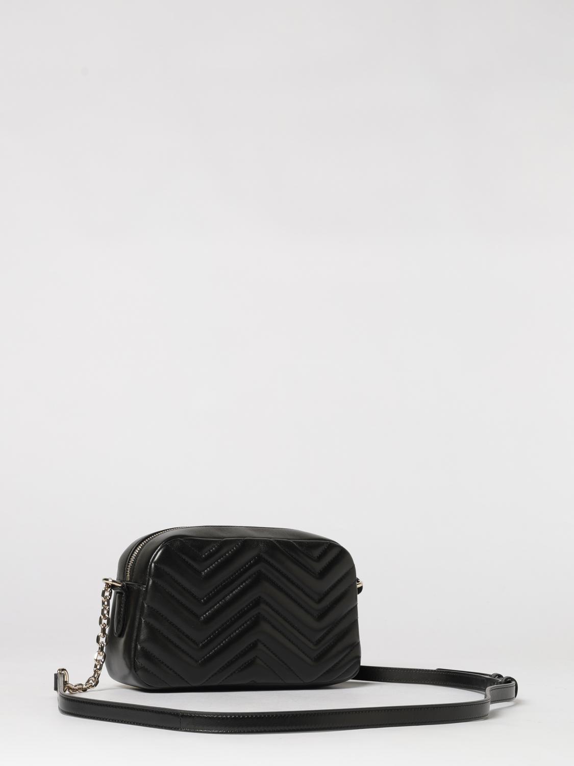 gg marmont bag in chevron nappa leather