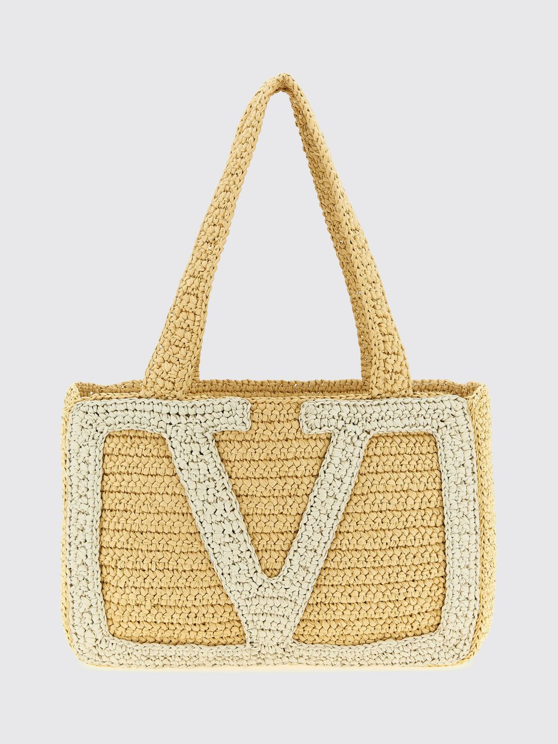 viva superstar crochet raffia bag