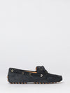 gommino suede boat loafers