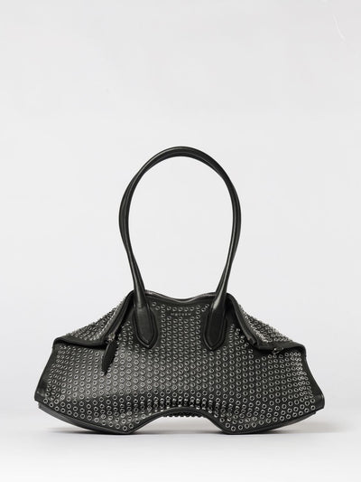 manta studded leather bag