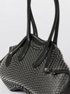 manta studded leather bag
