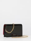 crocodile print leather bag