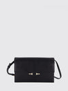 aube calf leather shoulder bag