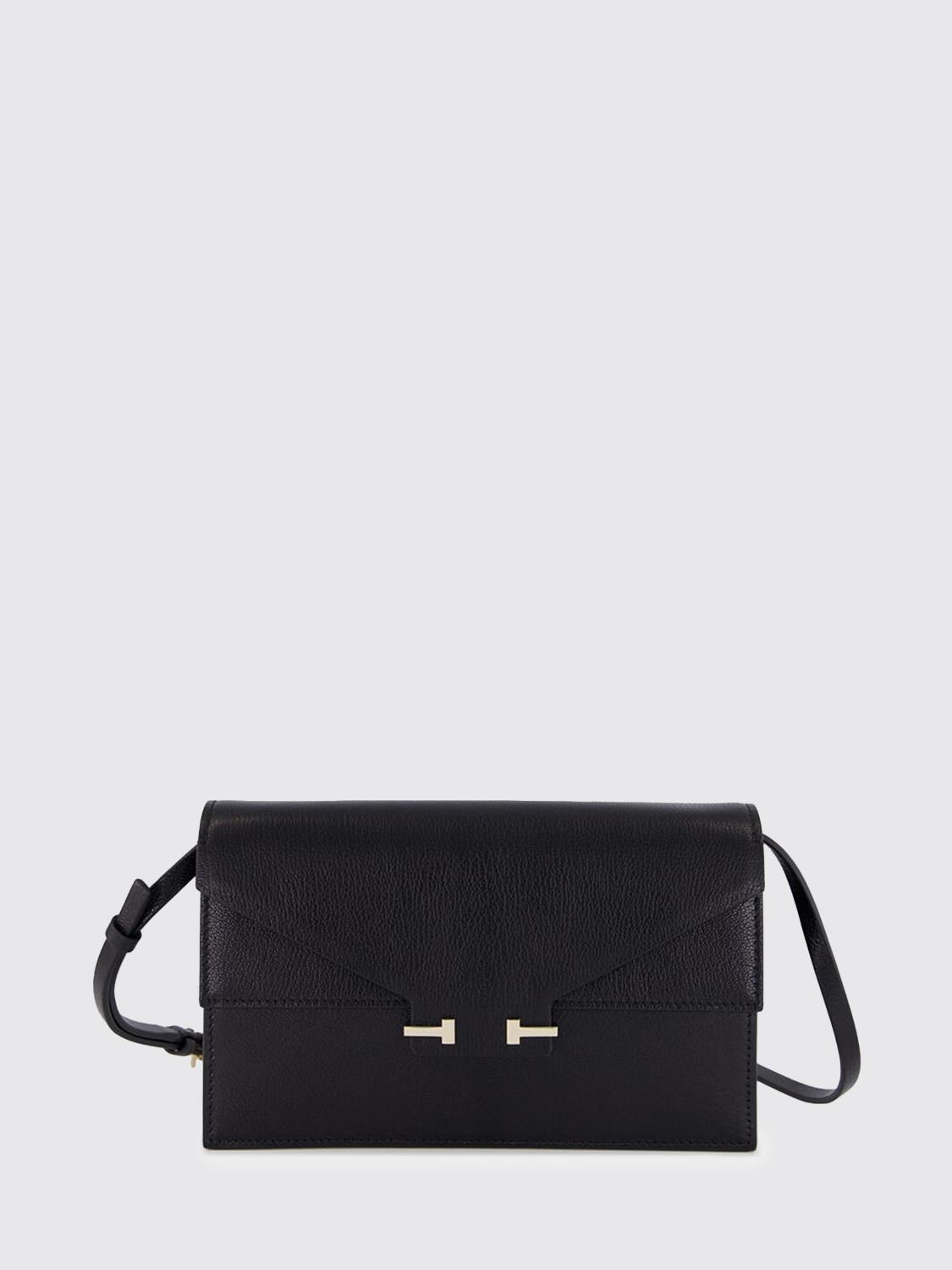 aube calf leather shoulder bag