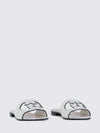 interlocking g leather mules