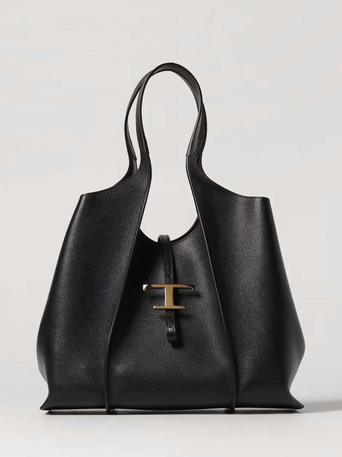 t timeless mini grained leather bag