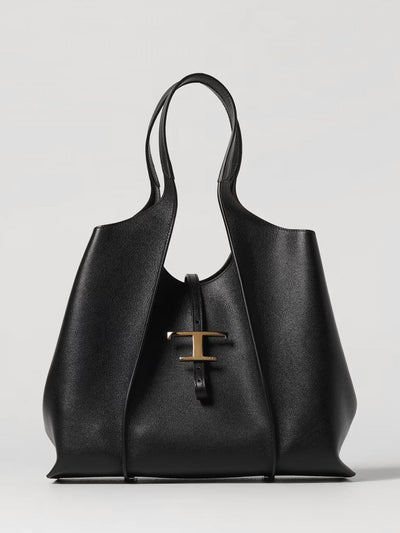 t timeless mini grained leather bag