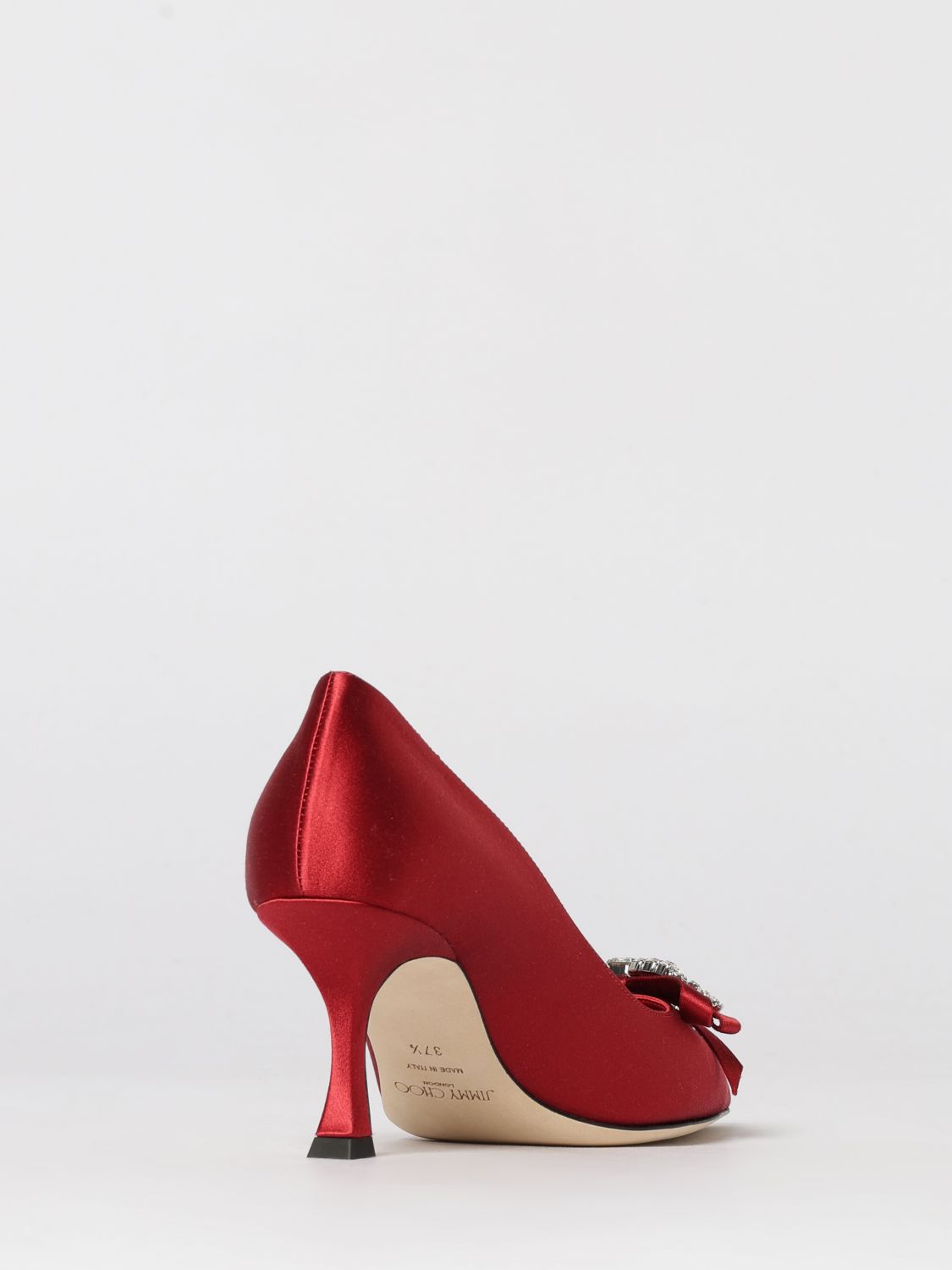 auria pumps in satin with jewel bow