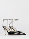 saeda pumps in patent leather with rhinestones