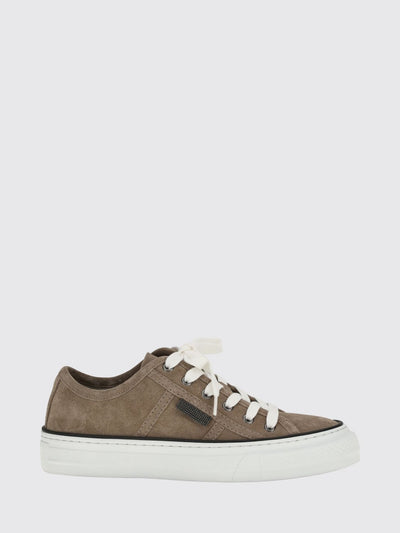 suede sneakers with monile