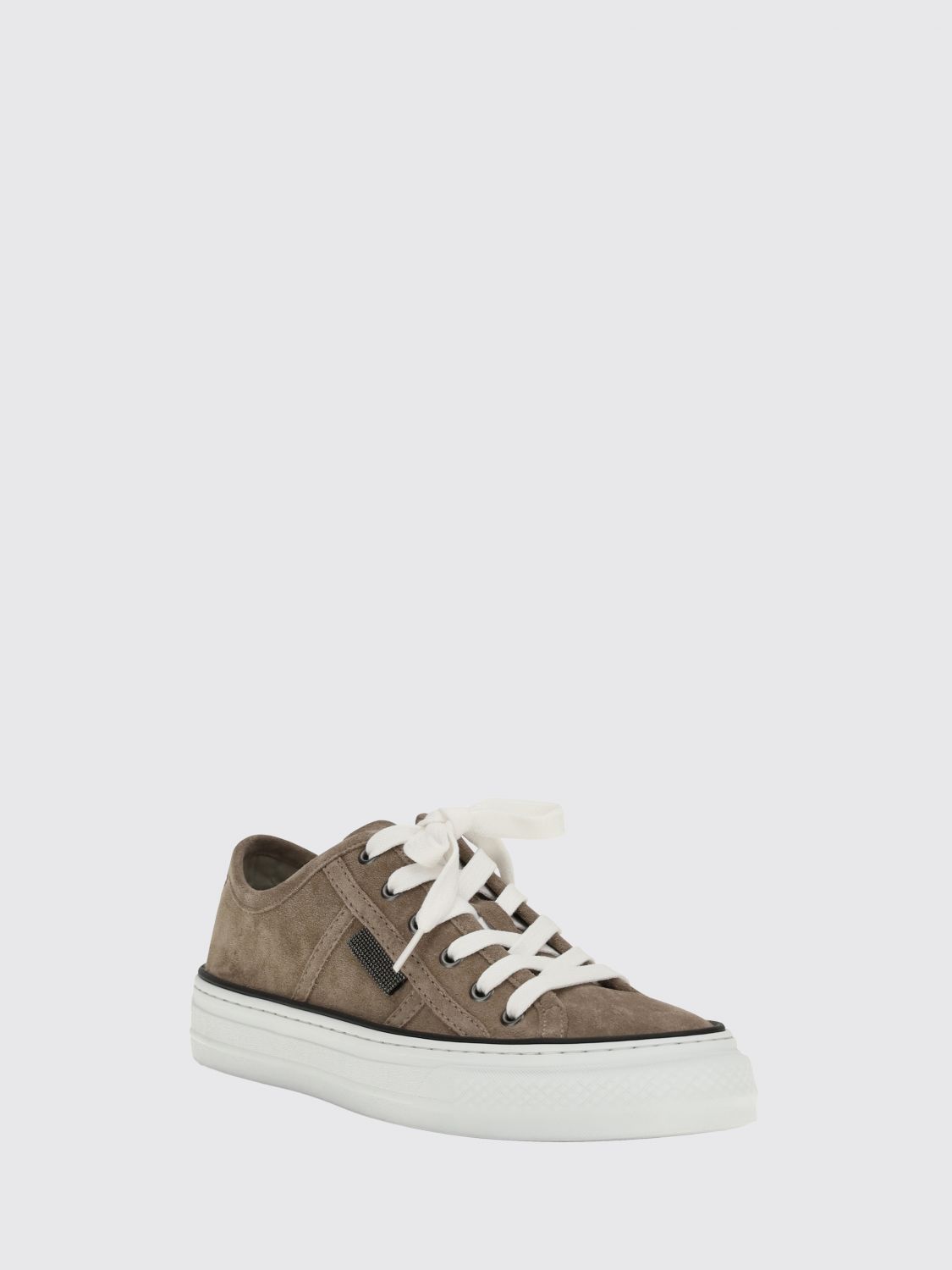 suede sneakers with monile