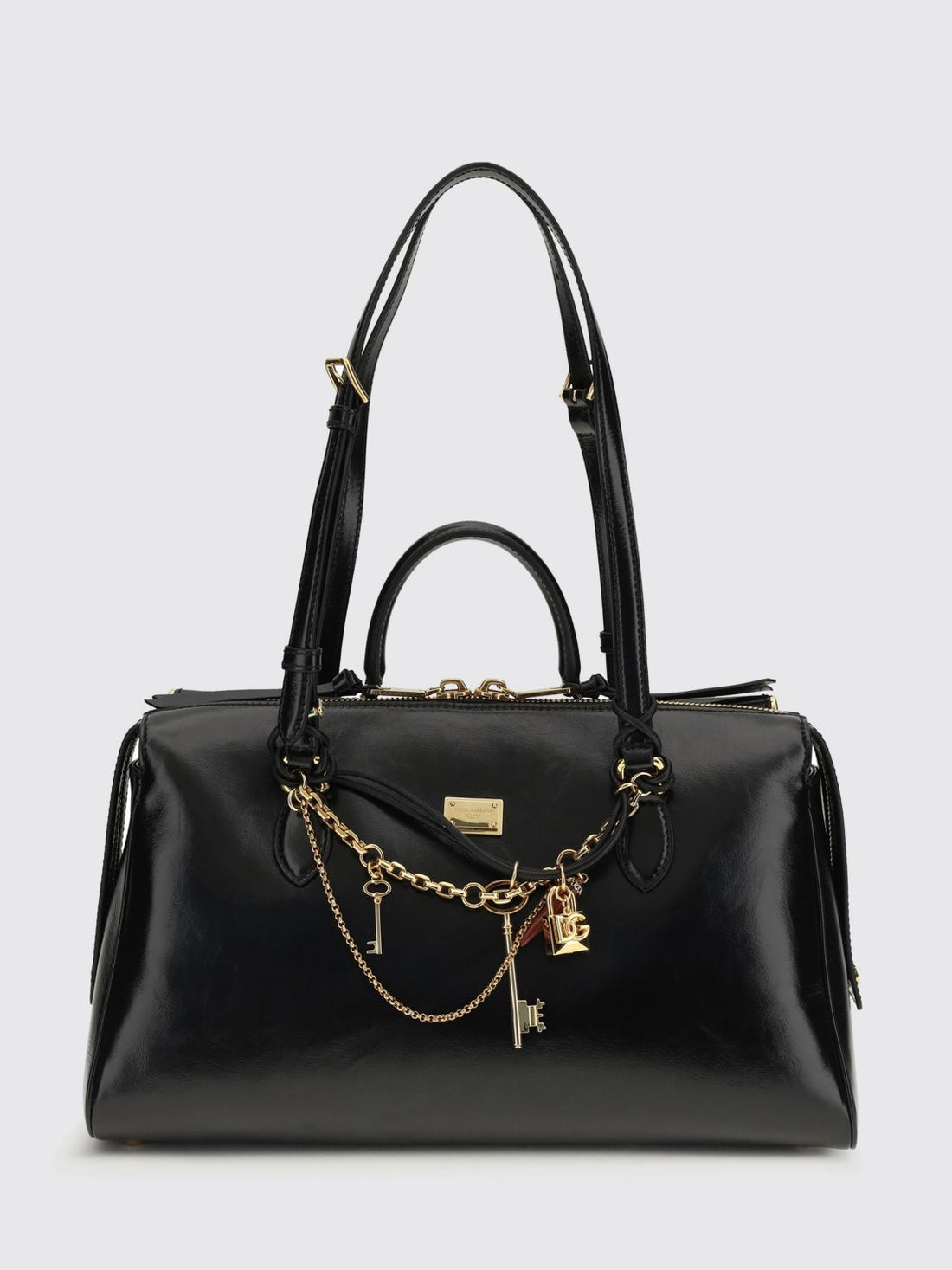 DOLCE &amp; GABBANA OS vittoria leather shoulder bag