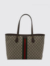 ophidia coated cotton bag with gg monogram