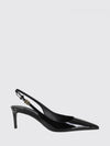 patent leather slingbacks