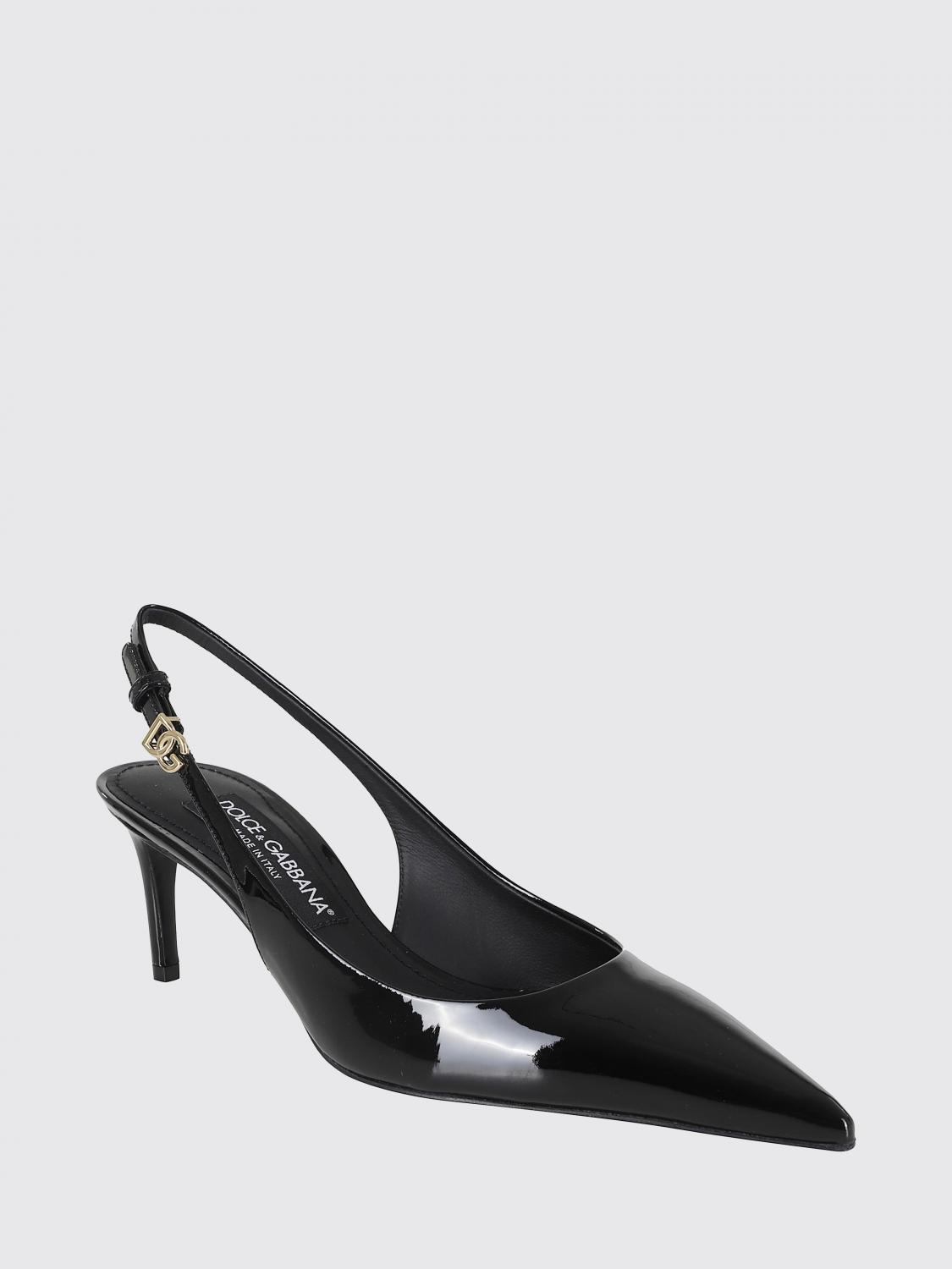 patent leather slingbacks