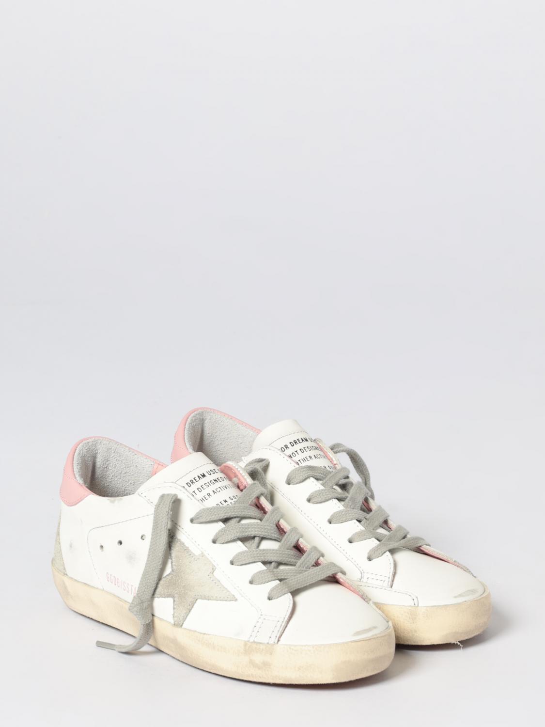 super-star sneakers in used leather