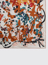 silk foulard with floral print
