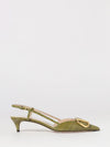 vlogo signature slingback in croc print leather