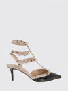 rockstud patent leather pumps
