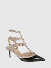 rockstud patent leather pumps