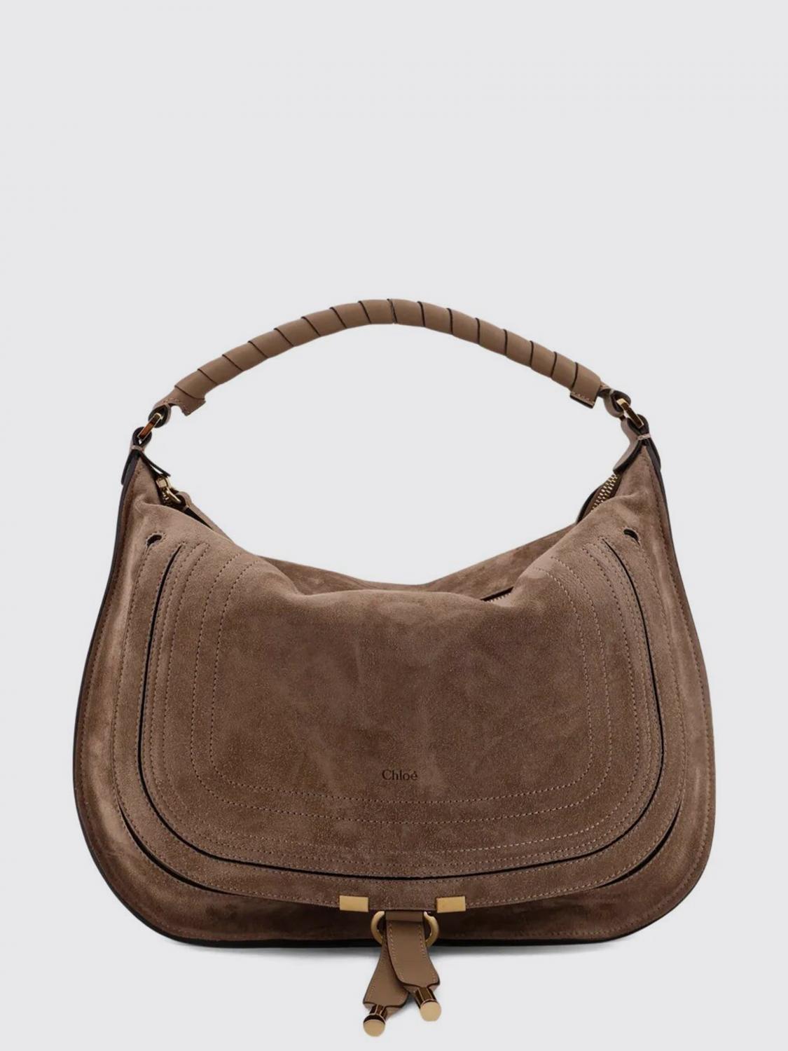 chloé marcie suede bag