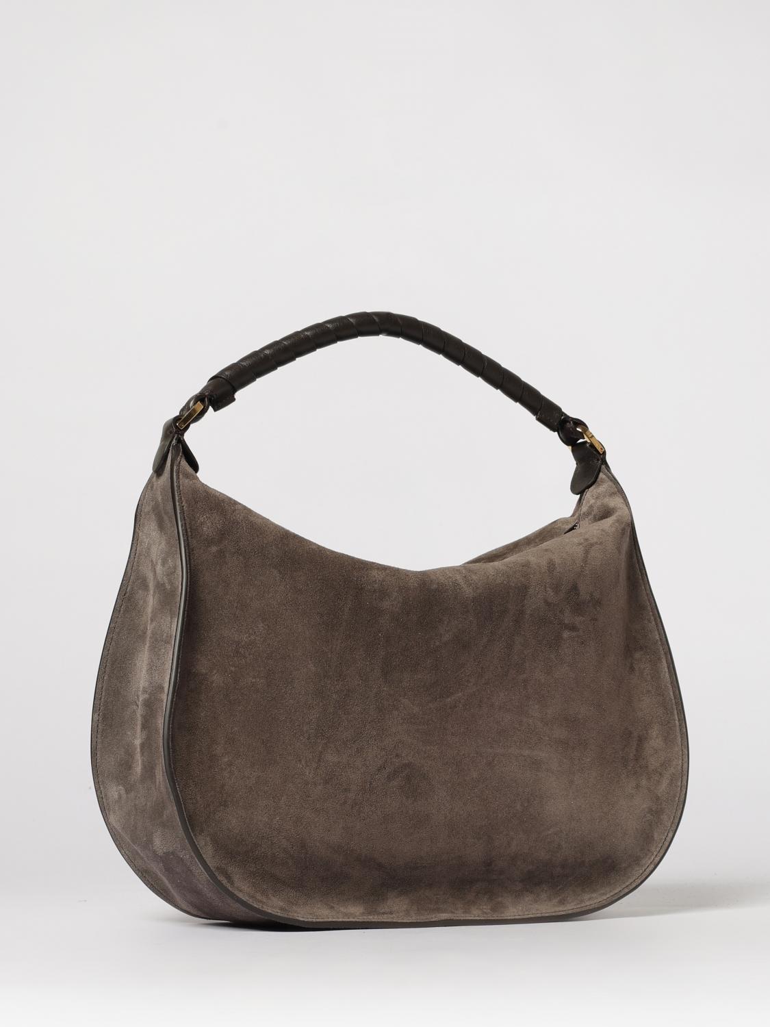 chloé marcie suede bag