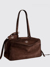 carrie medium suede bag