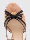 bepointy patent leather sandal