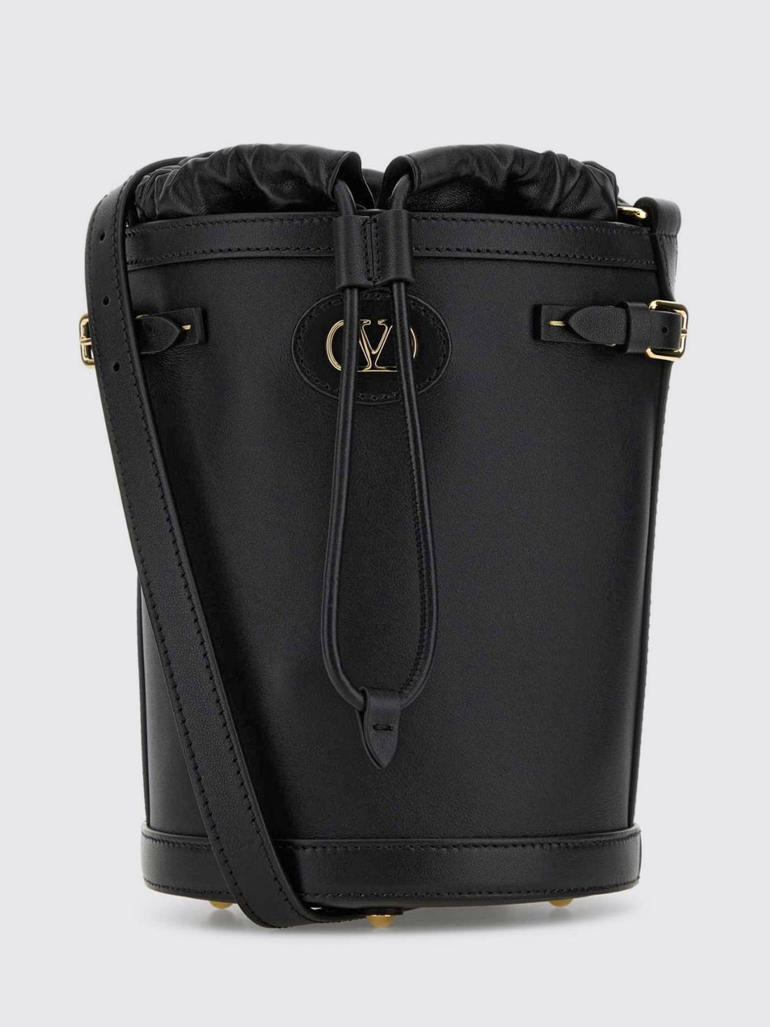 VALENTINO GARAVANI OS antibes leather bucket bag