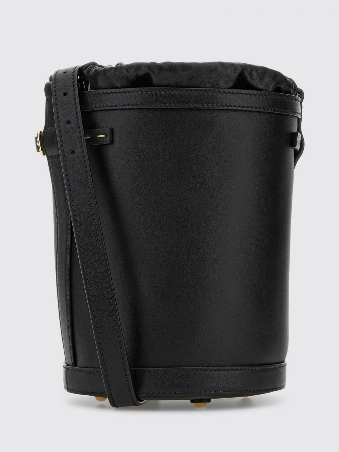 antibes leather bucket bag