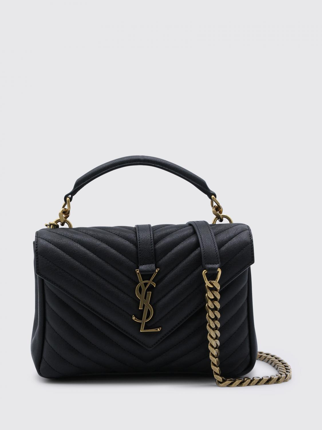 college chevron quilted leather bag