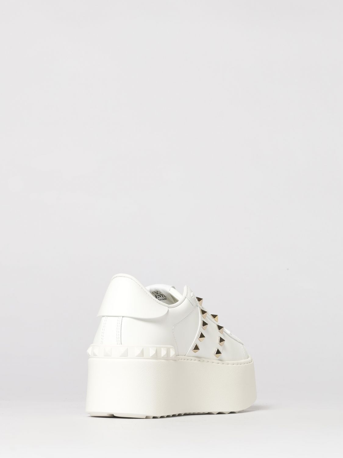 rockstud untitled platform leather sneakers