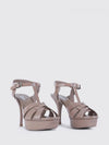 tribute patent leather sandals