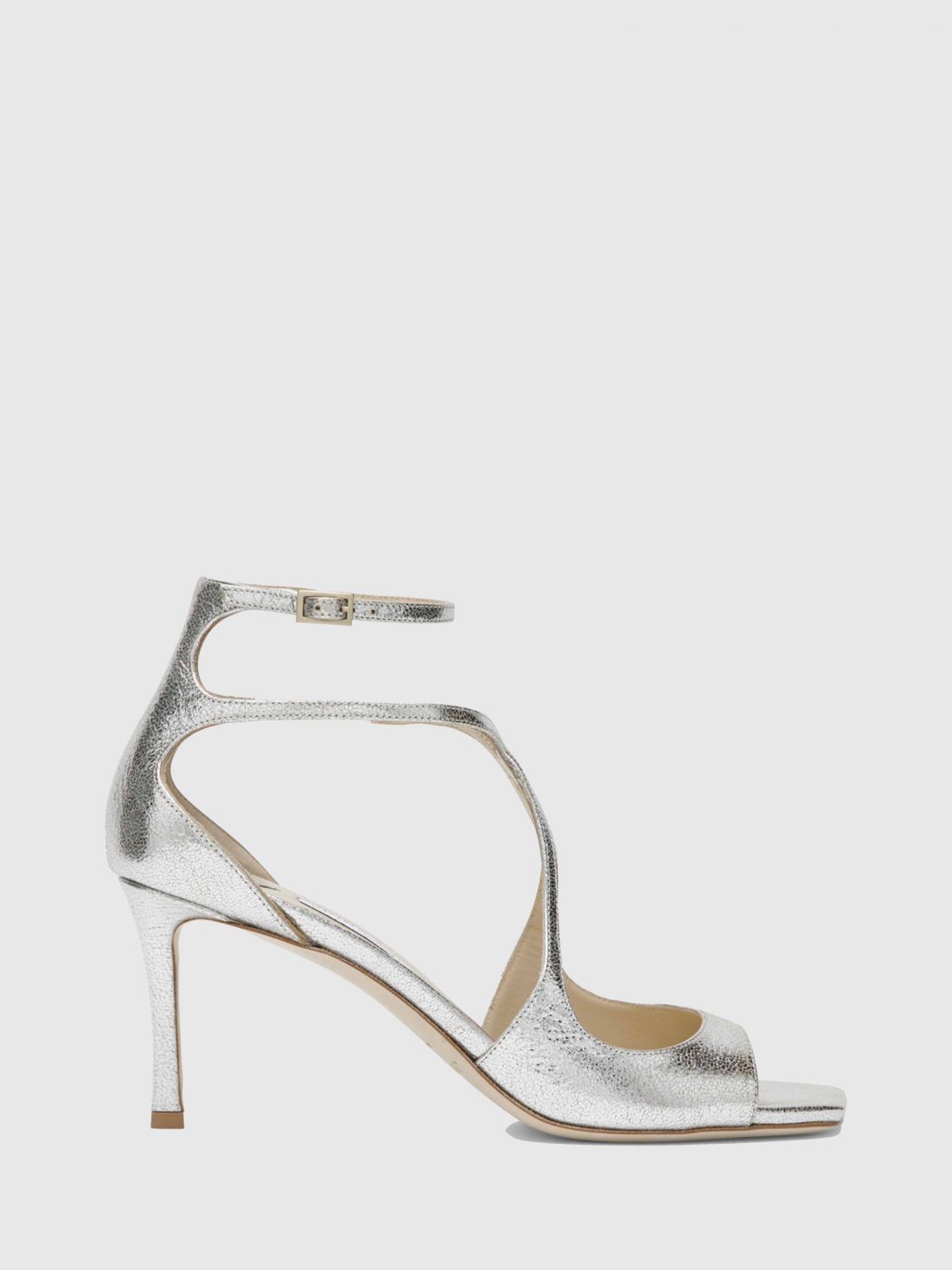 azia sandal in laminated leather
